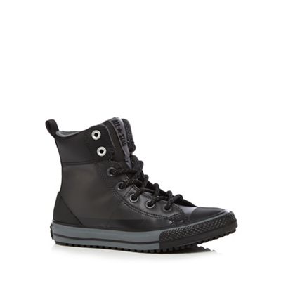 Converse Boys' black 'Asphalt' ankle boots